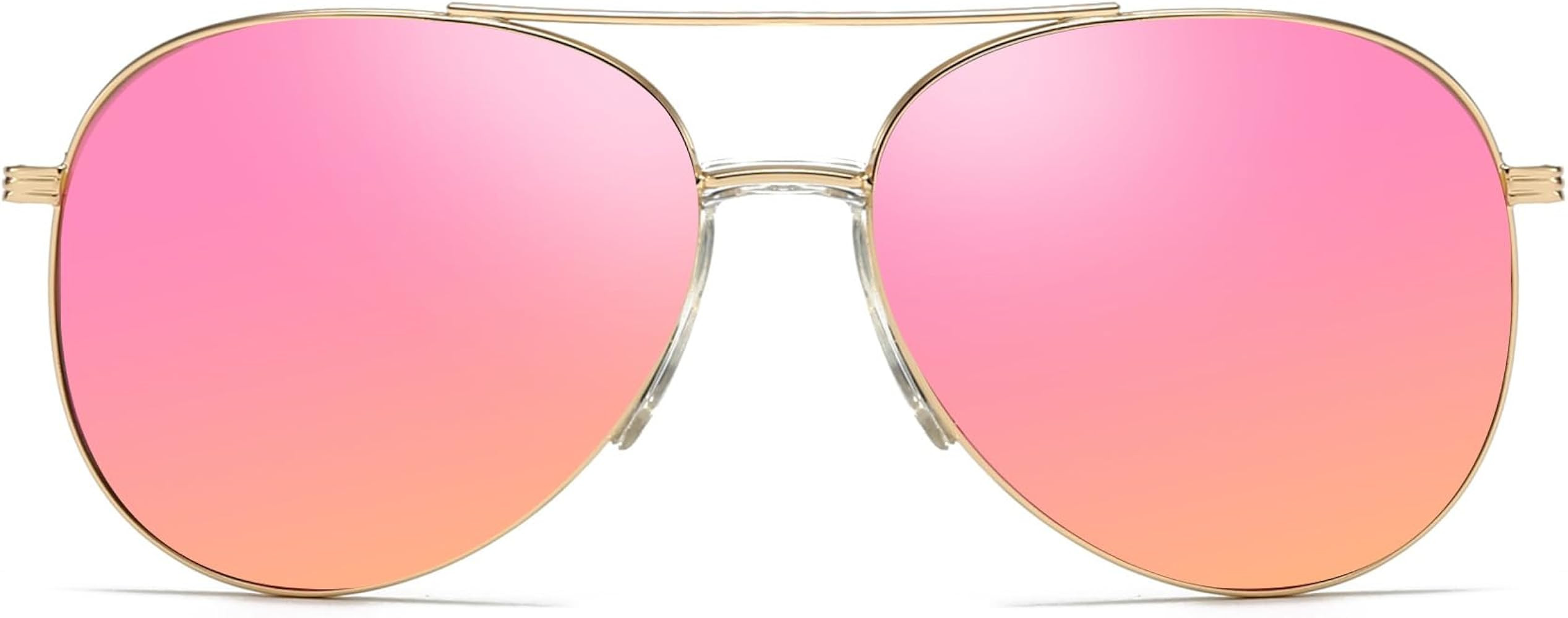 Classic Womens Sunglasses Tangle Free Polarized Aviator Sunglasses for Women with UV Protection 2... | Amazon (US)