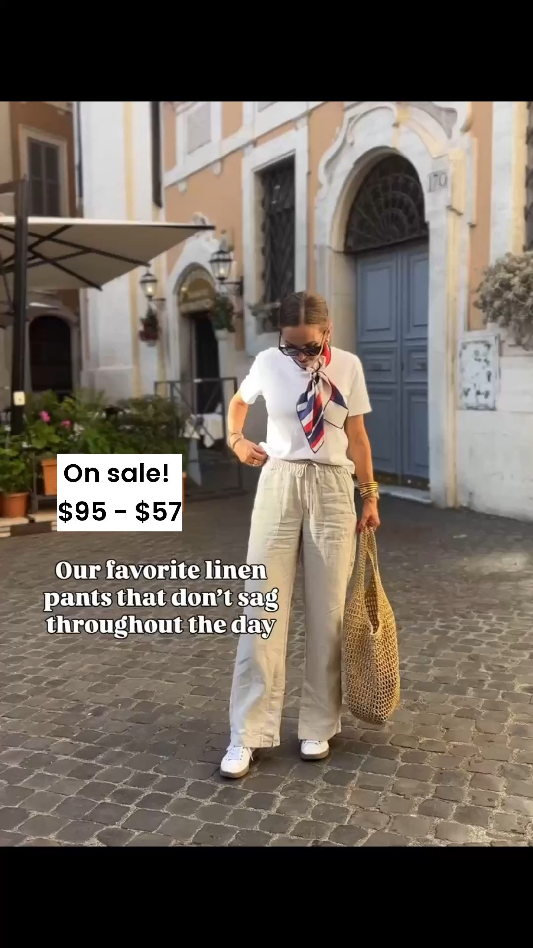 @athleta linen pants are 40% - 50% off! I wear an xs