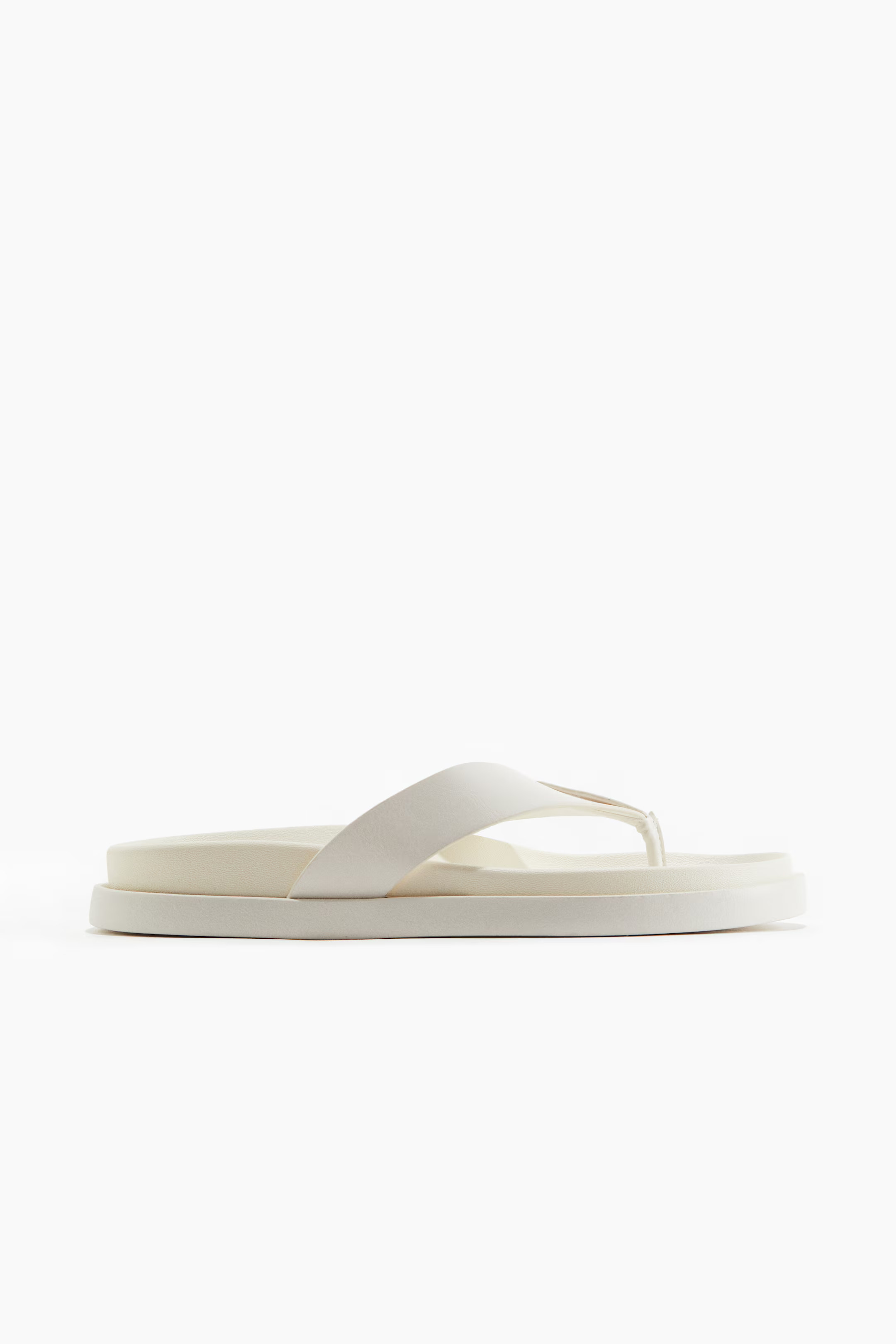 - Coated flip-flops - White - Ladies | H&M GB | H&M (UK, MY, IN, SG, PH, TW, HK)