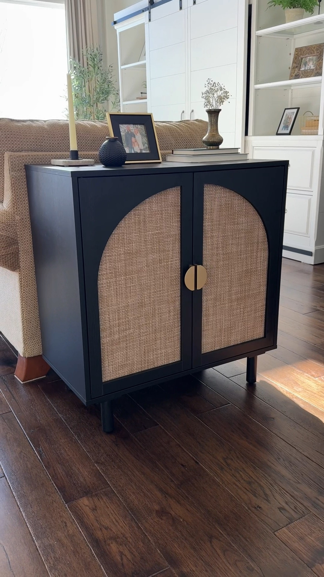 Shop my new Amazon console! I love the arched look and that it adds extra storage. Easy to put together and fits in smaller spaces. 

#LTKHome #LTKFamily #LTKWatchNow