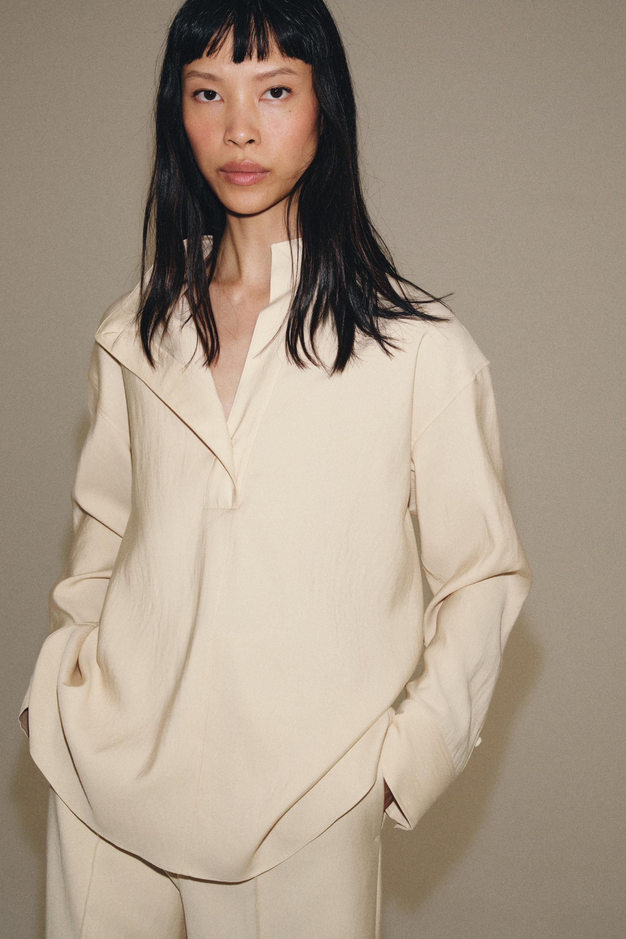 ZW COLLECTION CROSSOVER SHIRT | Zara UK