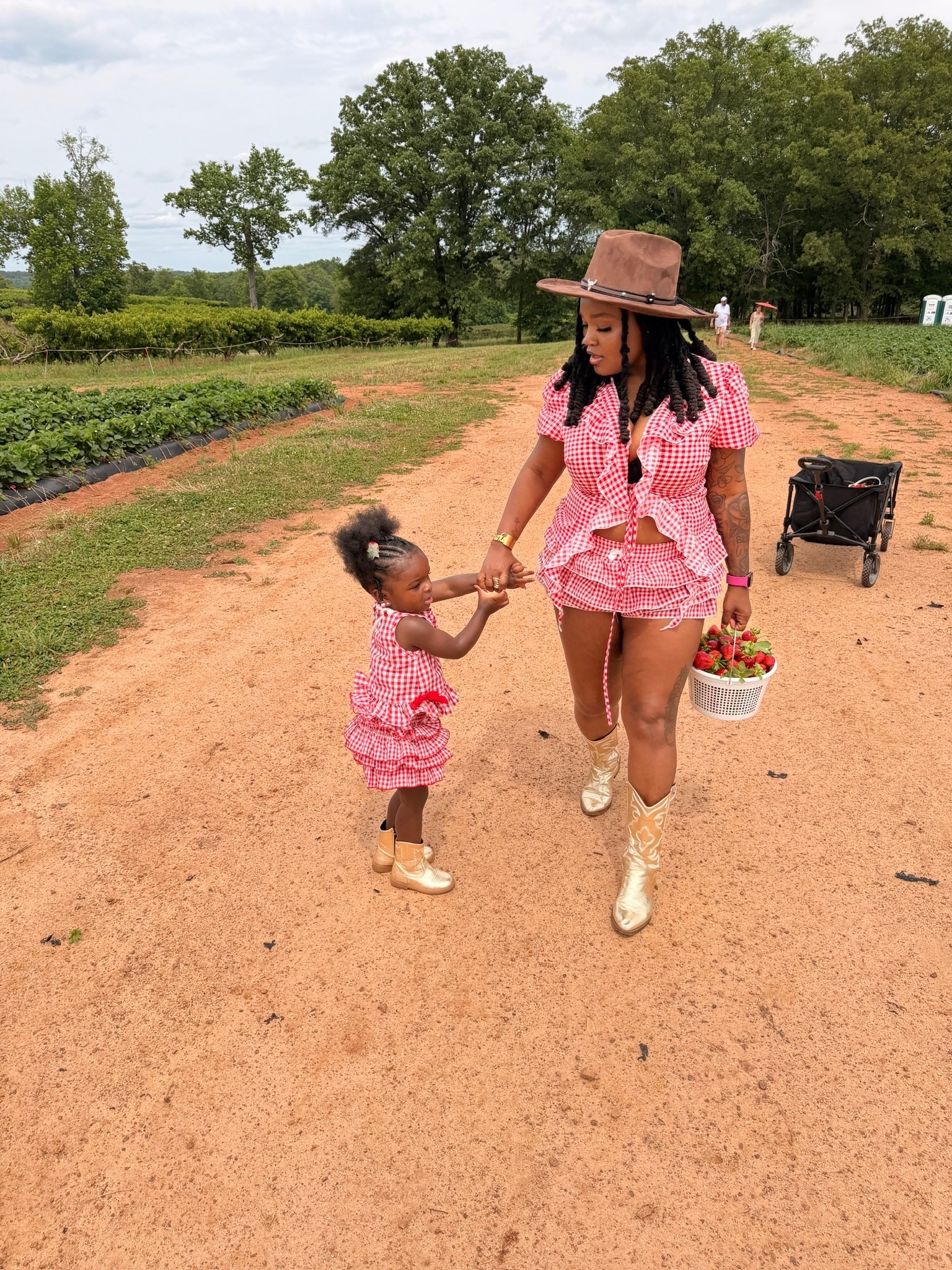 KB been going Strawberry Picking since she was 
in my belly and each year she has more fun!! 
And each year her outfits get cuter and cute!!!

#LTKTravel #LTKKids #LTKmomlife