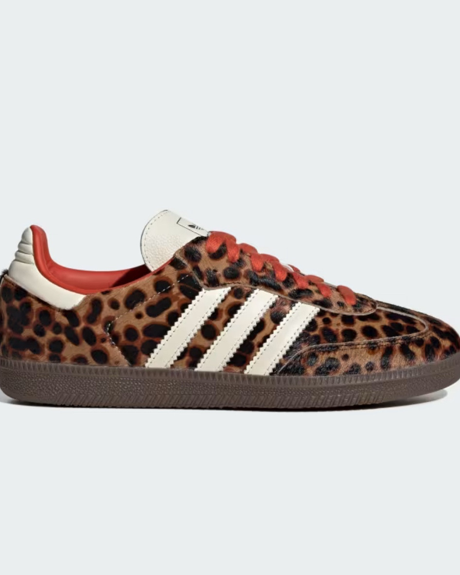 Leopard Samba OG - 
Core Black / Preloved Red / Cream White

#LTKShoeCrush #LTKStyleTip #LTKActive