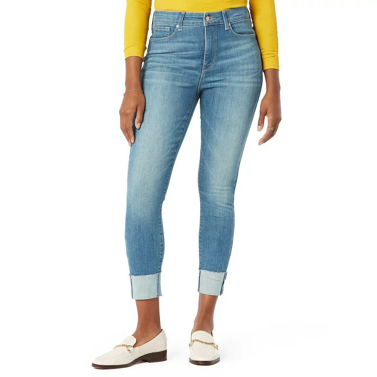 Signature by Levi Strauss & Co.™ Women's Simply Stretch Shaping High Rise Ankle Skinny Jeans - ... | Walmart (US)