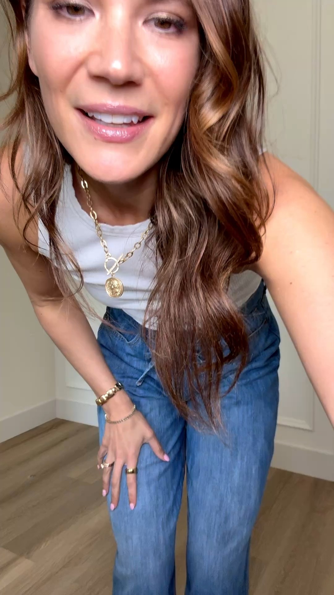 Okay I finally tried the viral tie jeans and now I totally understand why everyone loves them. The fit is so flattering, the tie waist detail makes them feel a little more elevated, and they give that effortless relaxed denim look while still feeling put together. So cute with a basic tank, sneakers, sandals, or a lightweight sweater for spring and summer outfits.

Viral tie jeans, wide leg jeans, trendy denim outfit, relaxed fit jeans, casual spring outfit, effortless denim look, high waisted jeans, everyday outfit idea, spring fashion finds, casual chic style, wide leg denim trend, elevated basics outfit, summer denim outfit, viral fashion find, Stang and Co

#LTKootd #LTKSeasonal #LTKTall