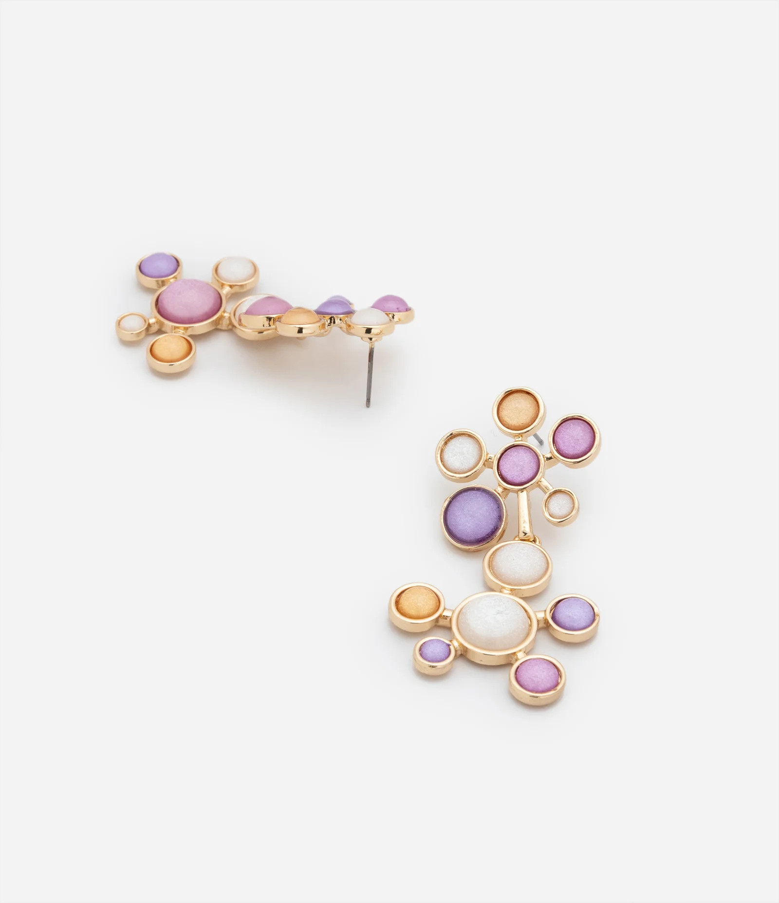 Brinco Médio com Com Bolinhas em Forma de DNA Multicores - Lojas Renner | Renner (BR)