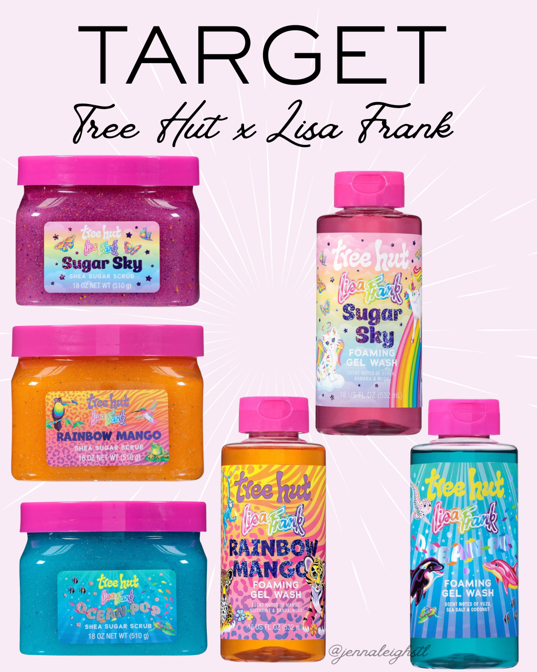 My millennial dreams are coming true! 🌈✨ The new Tree Hut x Lisa Frank collection has officially arrived at Target, and the nostalgia is real. 

 #LTKmorningroutine #LTKselfcare #LTKOver40