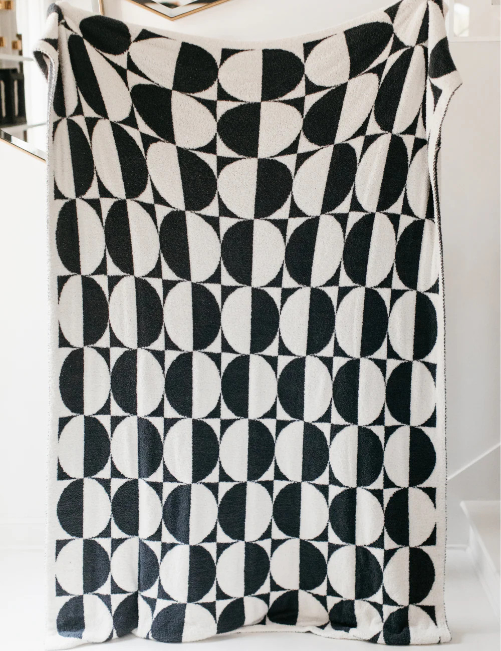 TSC x Tia Booth: Mod Circle Buttery Blanket | The Styled Collection