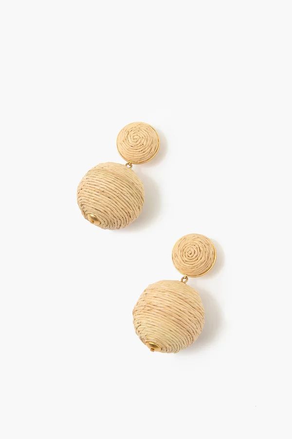 Raffia Lantern Earrings | Tuckernuck (US)