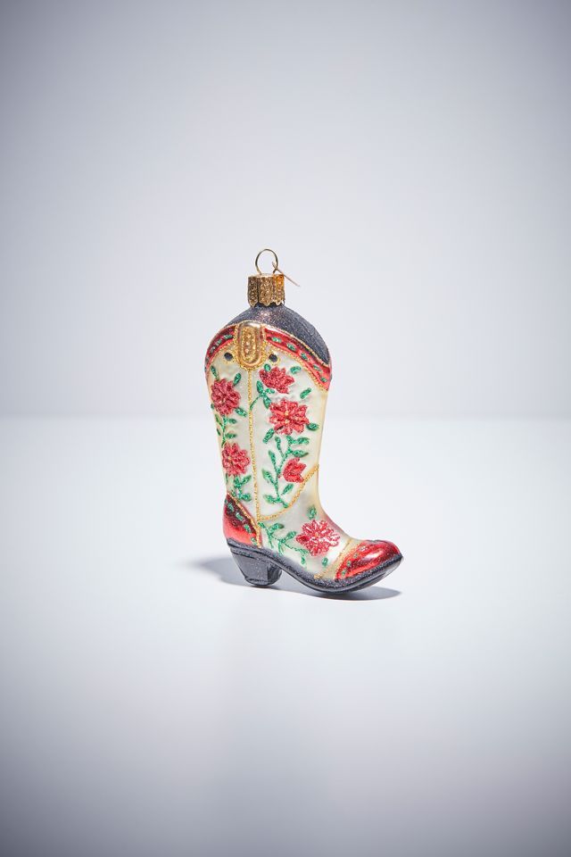 Cowgirl Boot Christmas Ornament | Urban Outfitters (US and RoW)