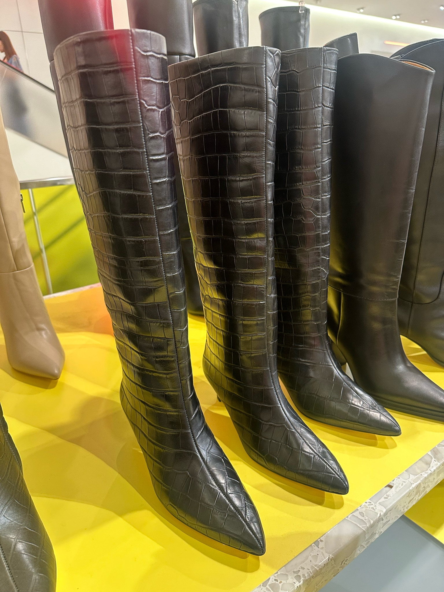 I’m dying for how much style you get for this price! These croc embossed boots are only $119 in the sale. 

Tall boots, leather boots, croc embossed boots, stylish boots

#LTKxNSale #LTKShoeCrush #LTKStyleTip