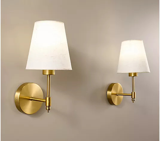 Make Your Selection: Brightliving Set of 2 RGB Wireless LED Wall Sconce | QVC