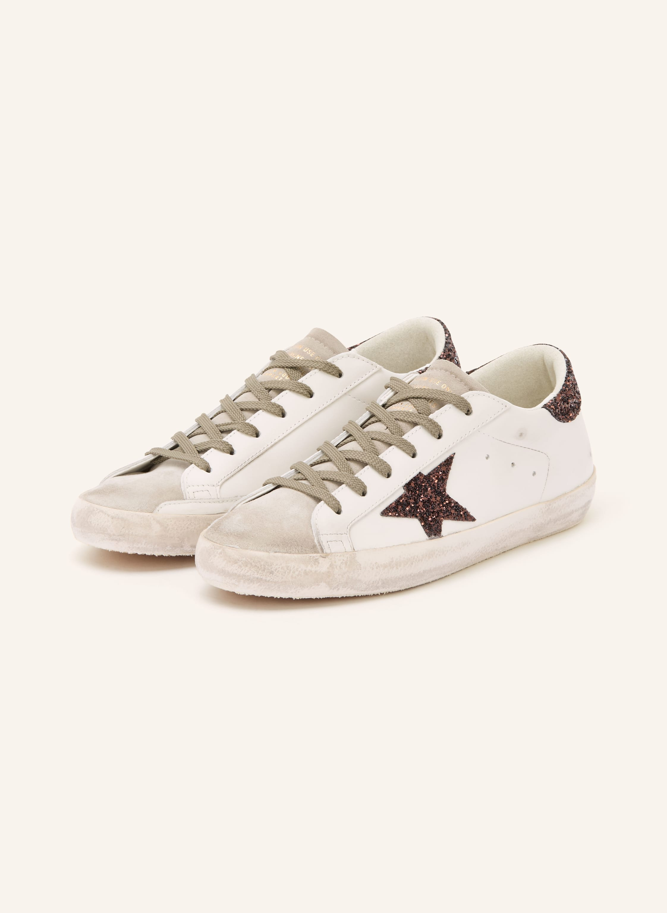 GOLDEN GOOSE Sneaker SUPER-STAR in weiss / hellgrau | Breuninger (DACH)
