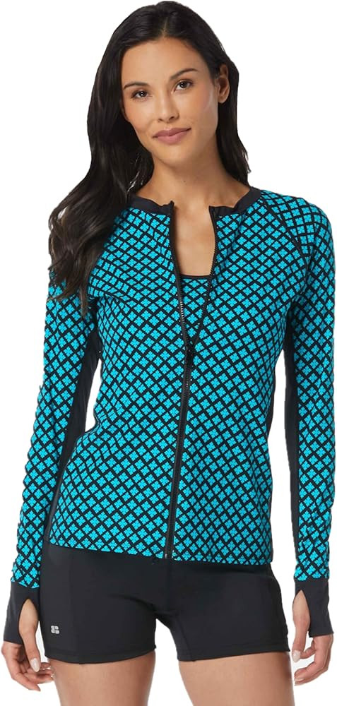 BEACH HOUSE Sport Ava Long Sleeve Rash Guard — 50+ UPF Beach Cover Up | Amazon (US)