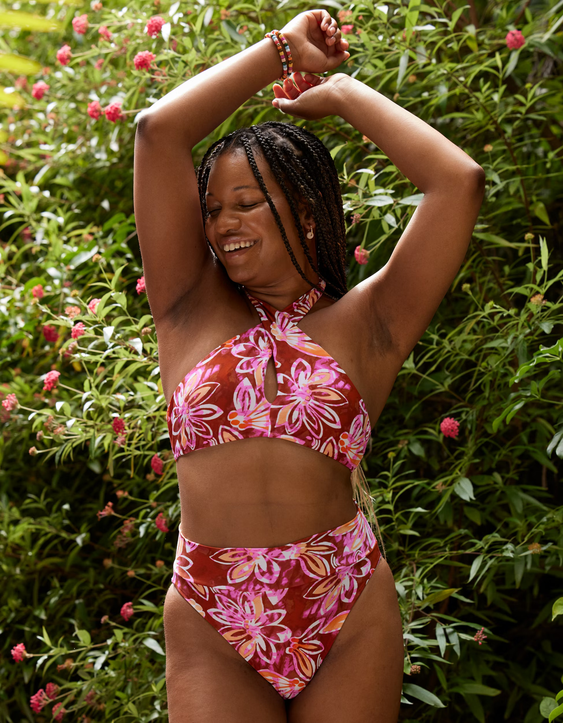 Aerie Crossover Keyhole Halter Bikini Top | American Eagle Outfitters (US & CA)