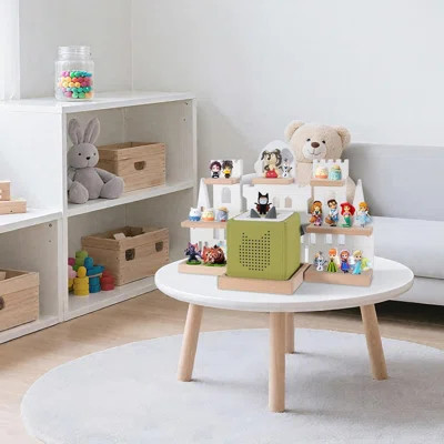 Magnetic Wooden Floating Shelf For Toniebox And Tonie Characters | Wall-Mountable And Tabletop Storage Organizer With Strong Magnets | House-Shaped De | Wayfair North America