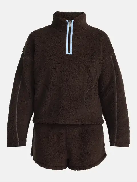 No Boundaries Faux Shearling Plush Pullover, Women's & Women’s Plus XXS-4X