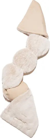 Teddy Faux Fur Weighted Sleep Mask | Nordstrom