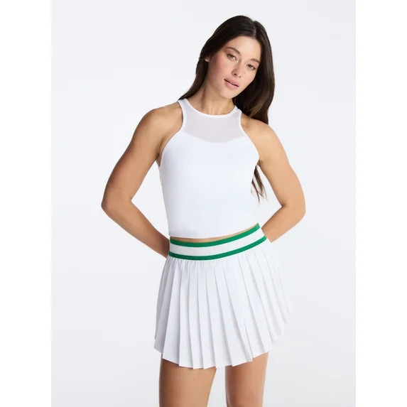 Avia Women's Tennis Mesh Bra Tank Top, Sizes XS-XXXL | Walmart (US)