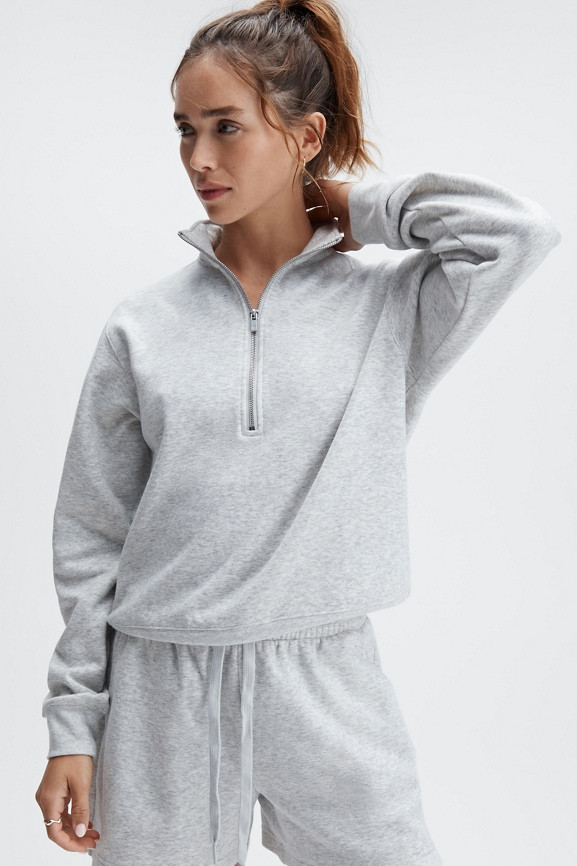 Go-To Half Zip Crewneck | Fabletics - North America