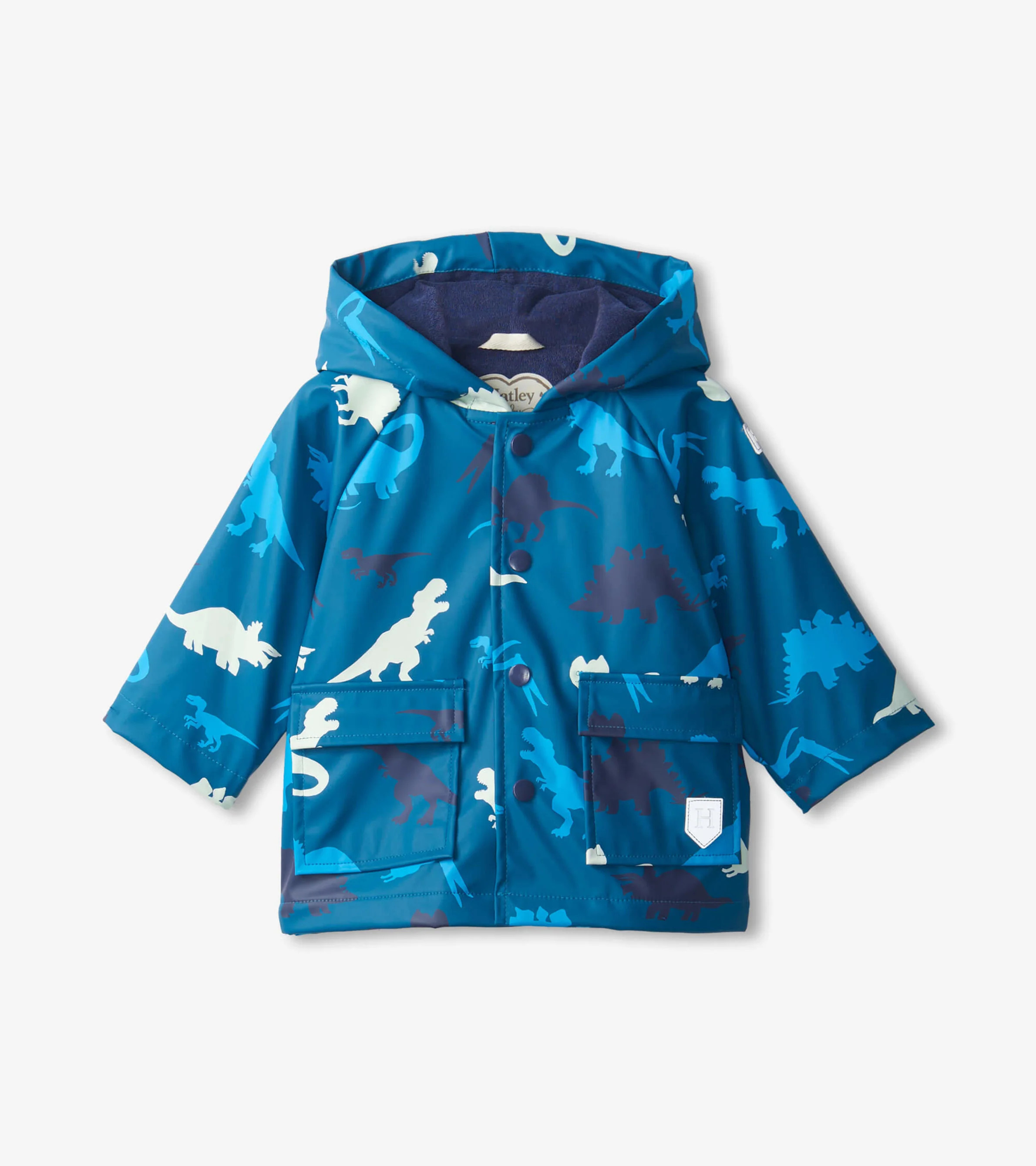Real Dinosaurs Colour Changing Baby Raincoat | Hatley