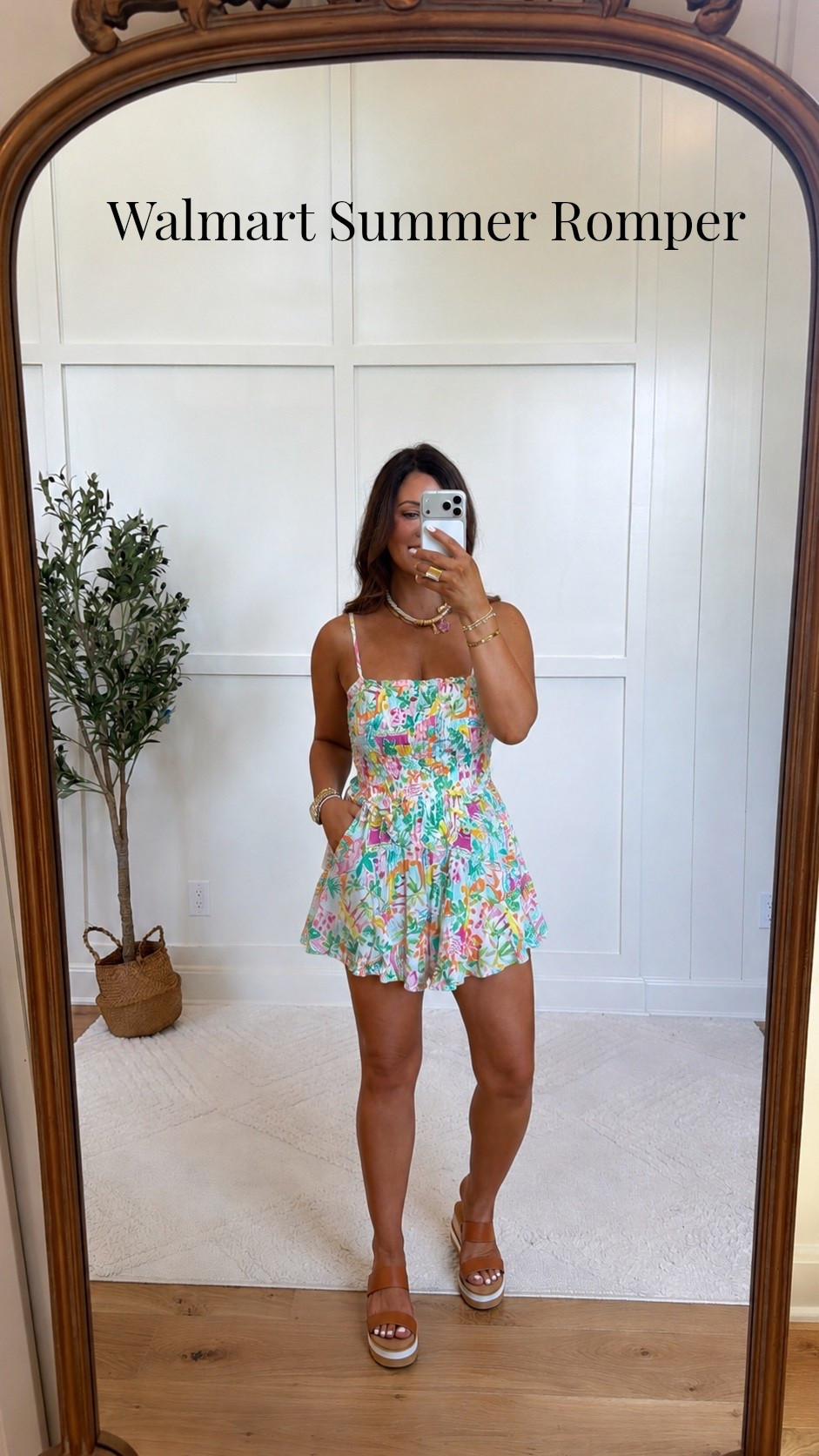 $17 Walmart romper 💜🫶🏽 umm say less! This thing is so cute! I am 5’4” 135 pounds wearing a size small ￼

#LTKgrwm #LTKootd #LTKOver40