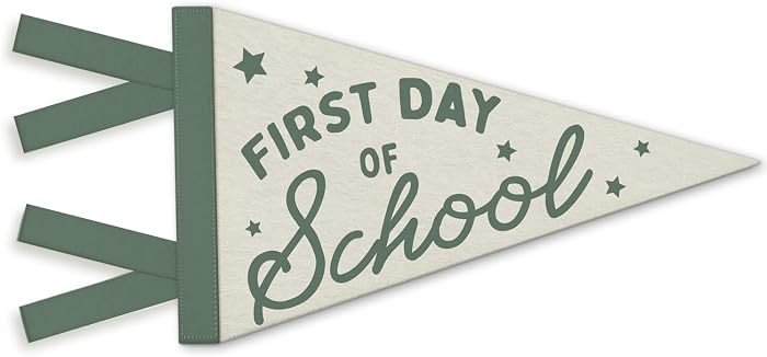 First Day of School Pennant Felt Flag Sign, Back to School Pennant Flag for Boys Girls, Back to S... | Amazon (US)
