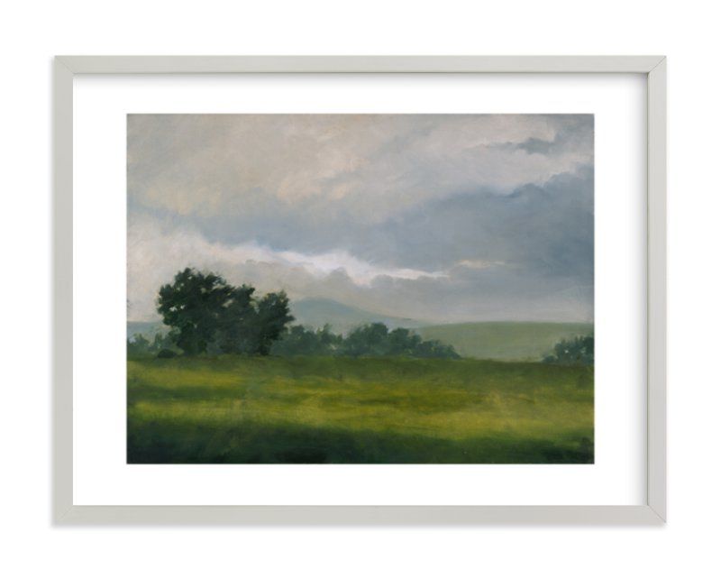 "Broken Clouds" - Painting Limited Edition Art Print by Stephanie Goos Johnson. | Minted