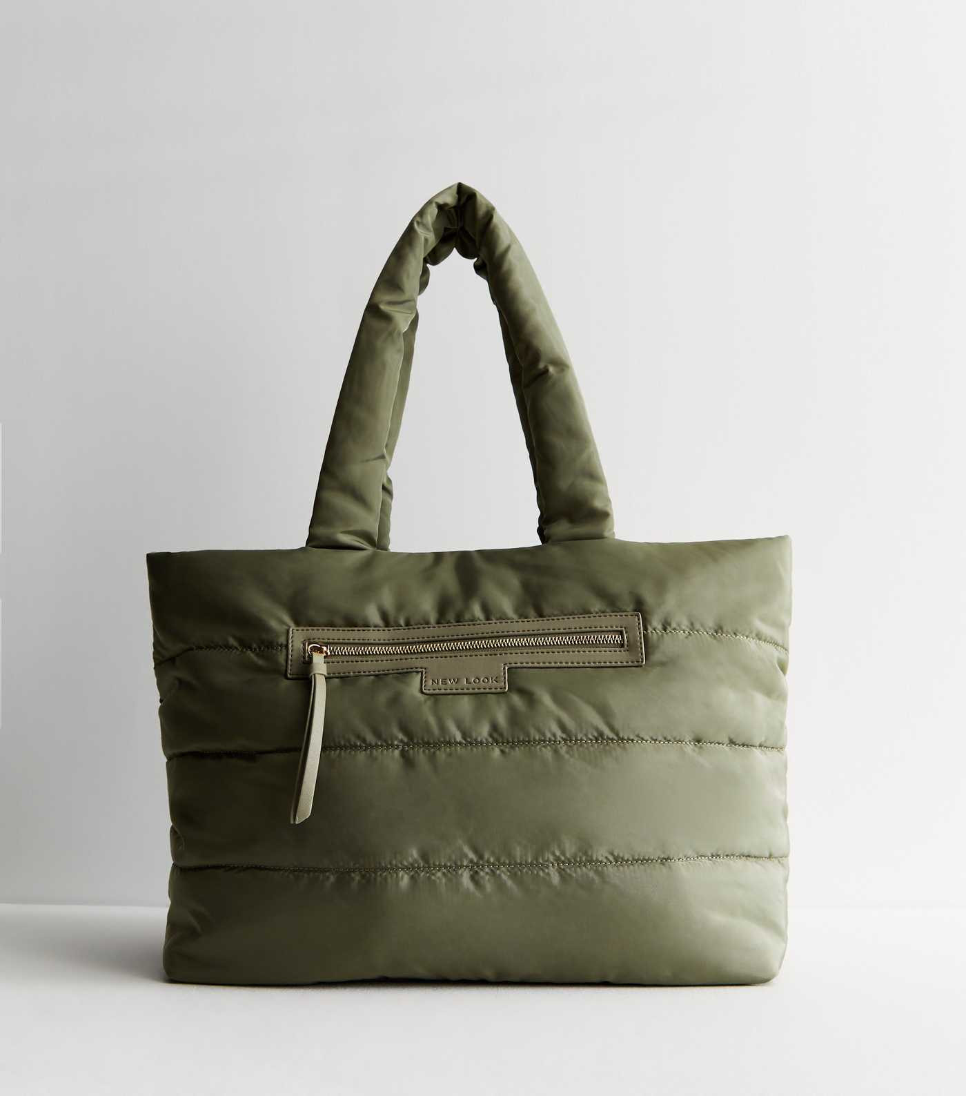 Green Padded Tote Bag
						
						Add to Saved Items
						Remove from Saved Items | New Look (UK)