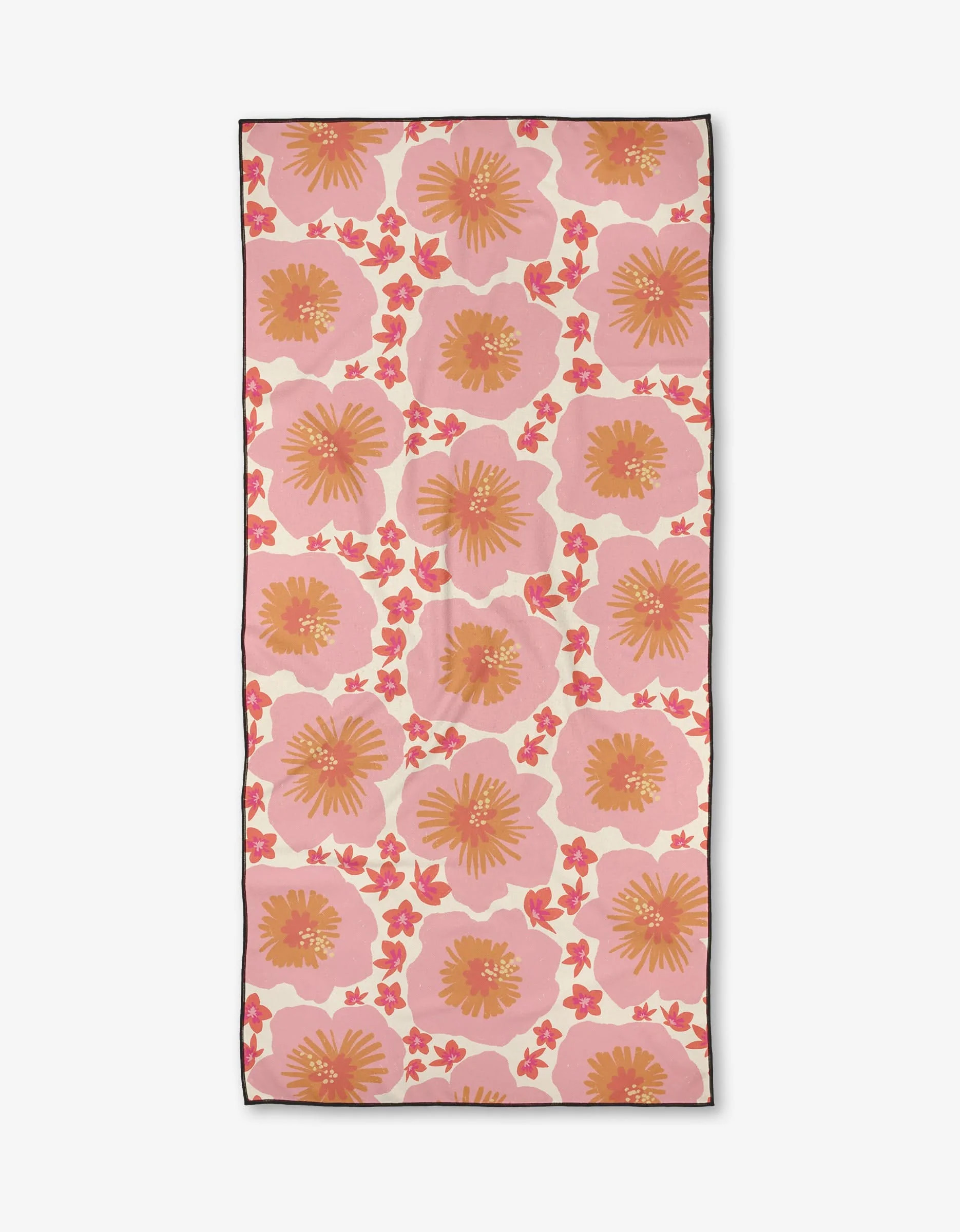 Hibiscus Sunset Beach Towel | Geometry | Geometry