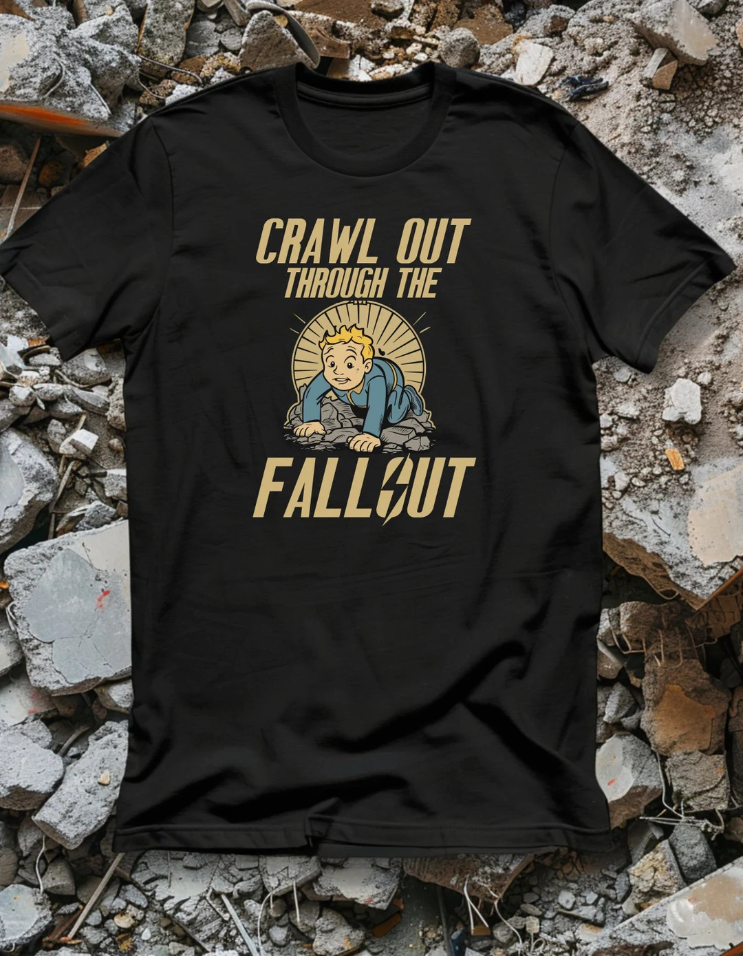 Fallout T-shirt Gift for Gamer Video Game Gift Gaming T-shirt - Etsy | Etsy (US)