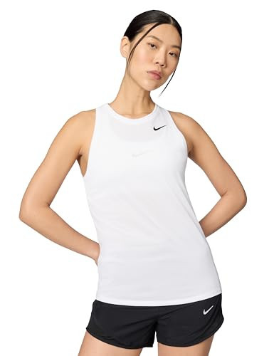 Nike Women's Dri-Fit Legend Training Tank, White/Black, X-Small | Amazon (US)