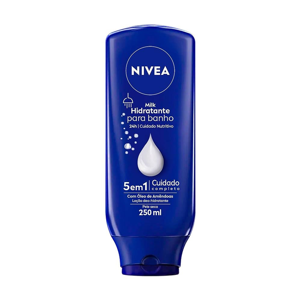 NIVEA Hidratante para Banho Milk 250ml - Hidrata profundamente a pele durante o banho, é rapidam... | Amazon (BR)