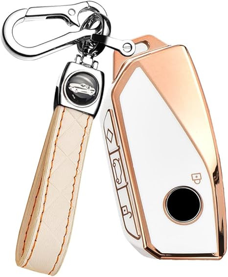 HIBEYO Key Fob Cover for BMW 7 Series 760i X7 IX i7 XM 2023 Key Case Cover for BMW X5 X6 2024 Acc... | Amazon (US)