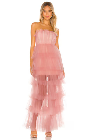Lovers and Friends Bobbit Gown in Blush Pink from Revolve.com | Revolve Clothing (Global)