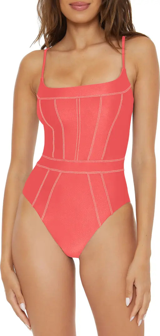 Color Sheen One-Piece Swimsuit | Nordstrom