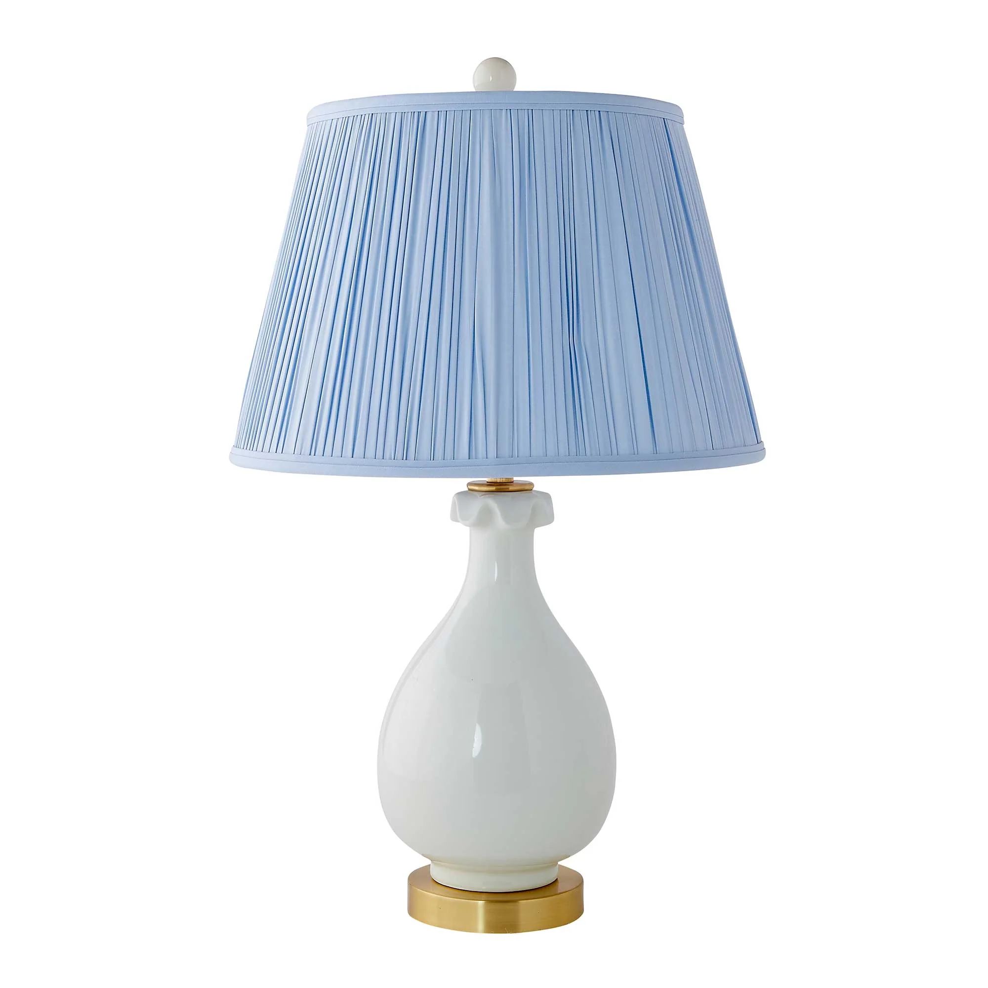 Ruffle Lamp in White | Caitlin Wilson Design