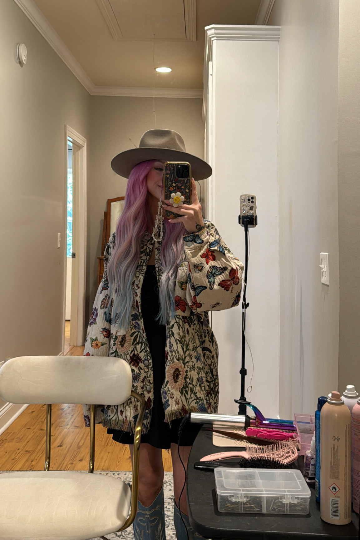 i do saturday fit :) 
Cksquared code; allynicole 
Wearing a black romper dress from Cksquared under jacket, sadly sold out, linked similar 🤍 