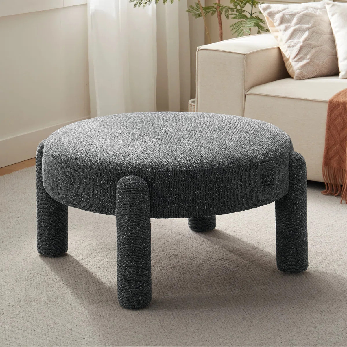 Modern Unique Design 32.3" W Upholstered Ottoman | Wayfair North America