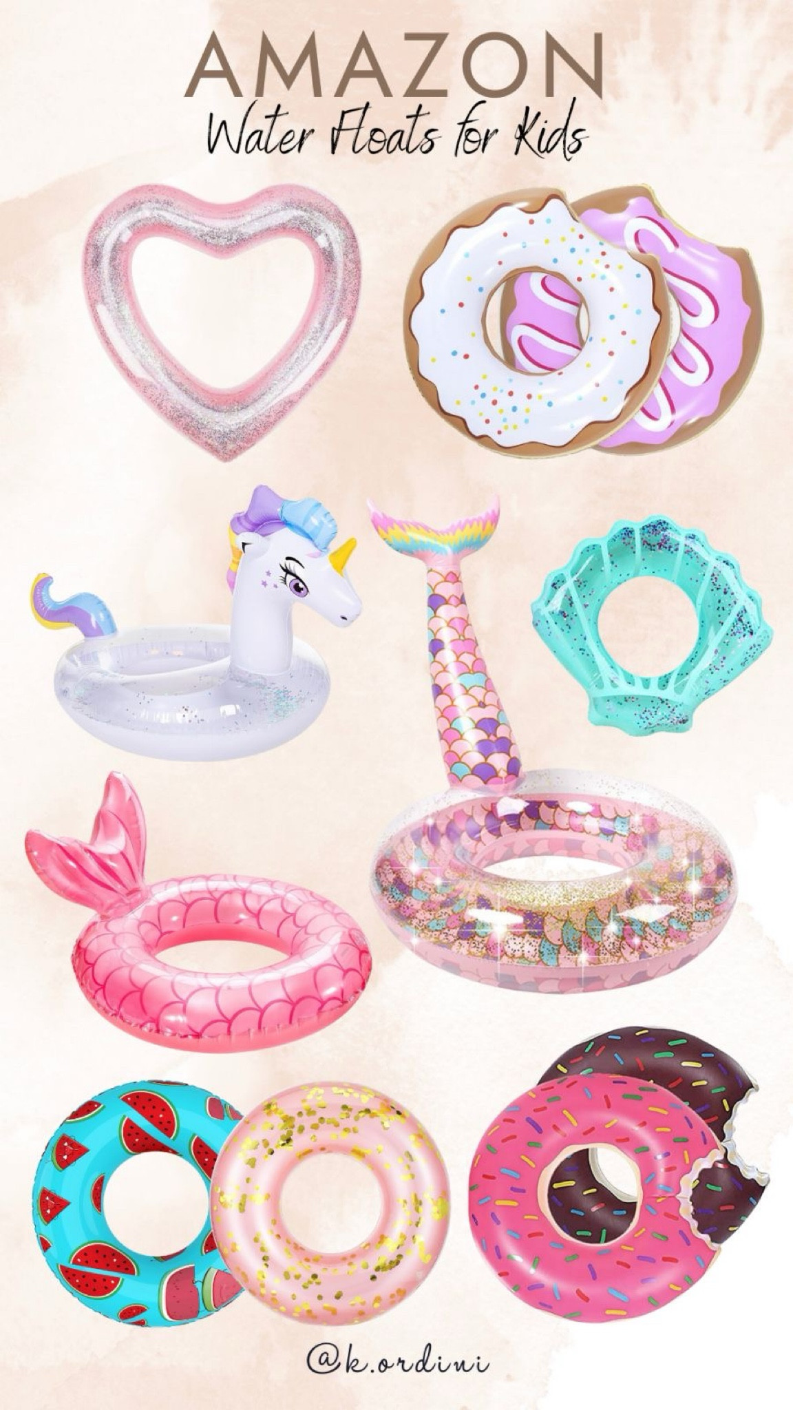 Make a splash this summer with Amazon's fantastic water floats for kids! From adorable animal designs to vibrant colors, these floats will keep your little ones entertained for hours of fun in the sun. #AmazonKidsFloats #SummerSplash #PoolPartyEssentials #FunInTheSun #WaterPlay

#LTKkids #LTKswim