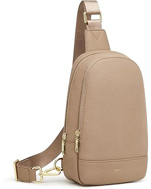 Kattee Sling Bag for Women Crossbody, Soft Leather Fanny Packs for Women, Small Crossbody Chest B... | Amazon (US)