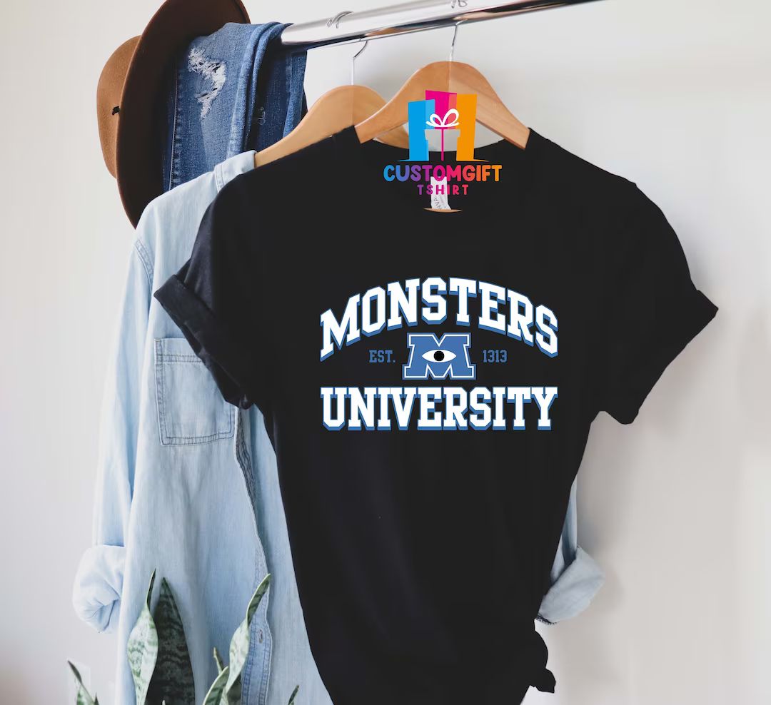 Monsters University Shirt, Disney Shirt, Funny Shirt, School Shirt, Teacher Shirt, Disney Trip Te... | Etsy (US)