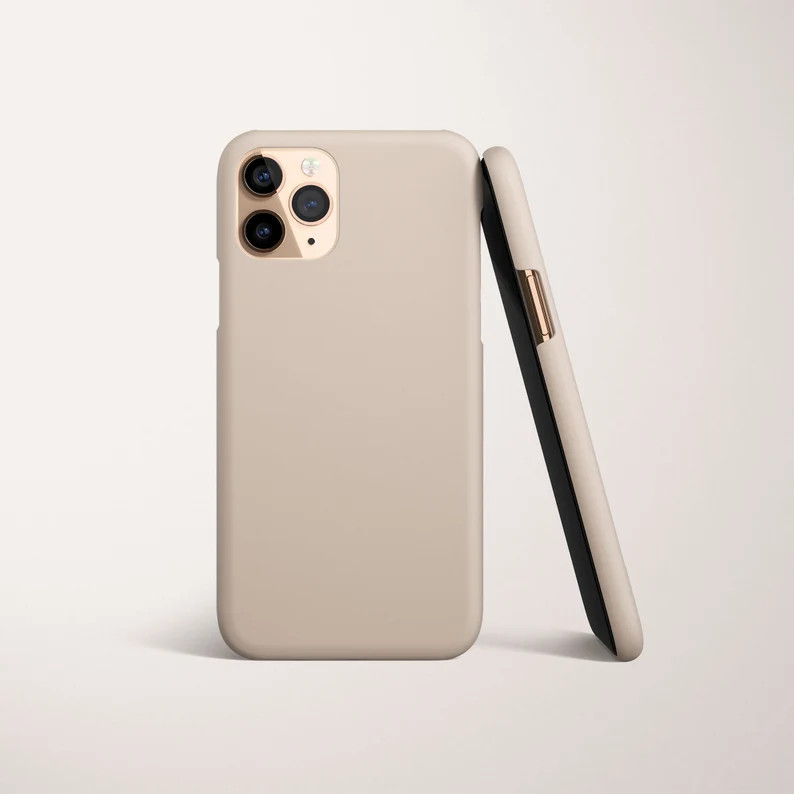 Pastel Beige Minimalist Aesthetic Phone Case iPhone 17 Air 17e 16 16e 15 14 13 12 Pro Max Samsung... | Etsy (US)