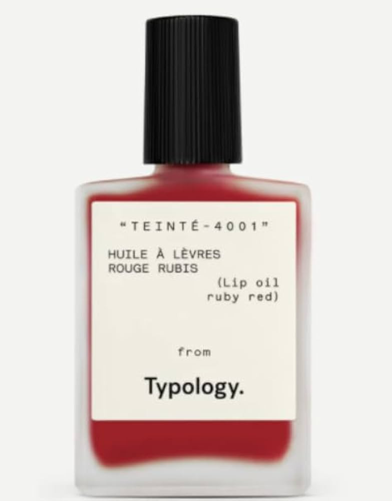 Typology Tinted Lip Oil - Shade 1 Ruby Red | Amazon (US)