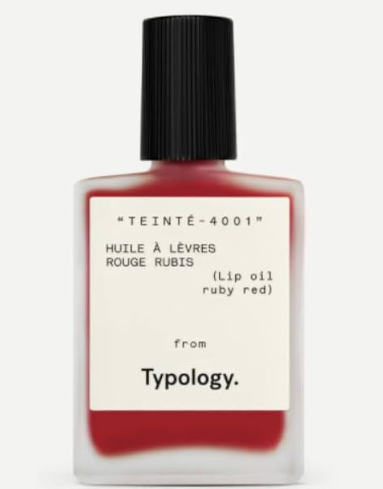 Typology Tinted Lip Oil - Shade 1 Ruby Red | Amazon (US)