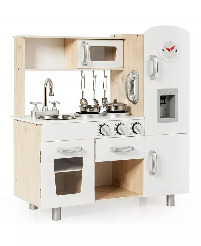 Vintage Play Kitchen Pretend Kids Cooking Playset Toys w/Water Dispense | Macy's