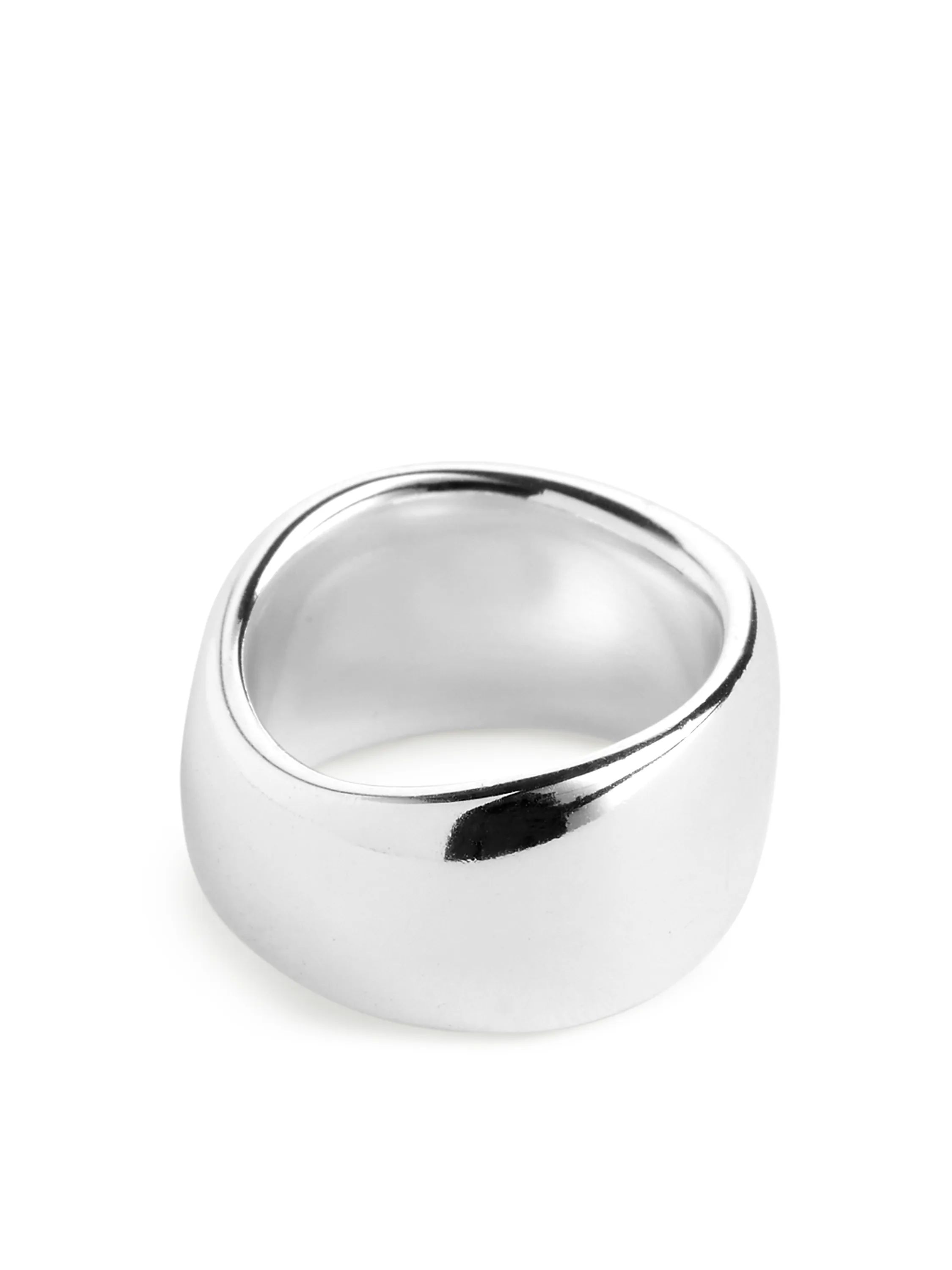 Chunky Silver-Plated Ring - Silver - ARKET DE | ARKET (EU)