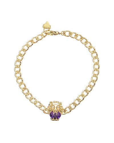 Gucci 18K Lionhead Bracelet | Gilt