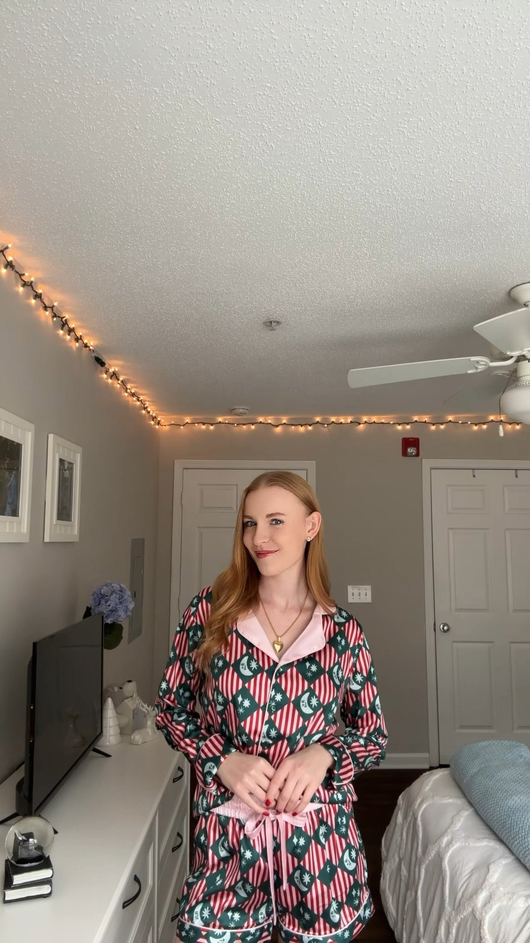 Cozy Christmas morning essentials: festive striped pajamas with soft, plush slippers perfect for lounging and opening gifts. The comfiest and cutest set for holiday mornings or winter nights.

#LTKSeasonal #LTKsalealert #LTKstyletip