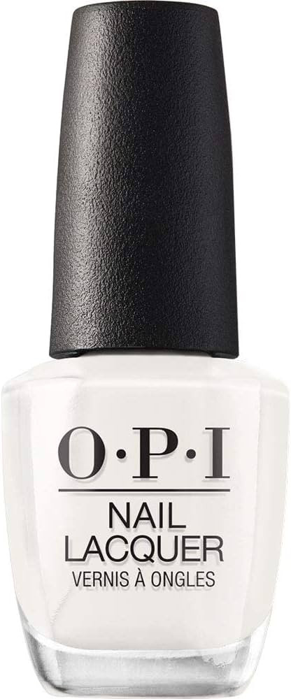 OPI Nail Lacquer Nail Polish | Opaque Light White & Gray Crème Chip Resistant Nail Polish | Vega... | Amazon (US)